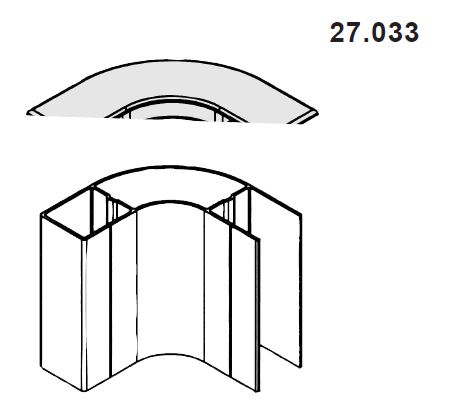  FRANCO ATR8827033 TAPÓN CURVO PERFIL AL SALVACICLISTAS 