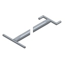 BARRA PÉRTIGA TUBO GALVANIZADO 1/2&quot; DE 2.650 mm