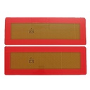 PLACA SEÑALIZACIÓN VEHÍCULO LARGO A99-9001-002 (2 Pzas)