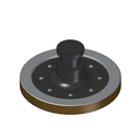 OMS KP 2108-A KING PIN 2" + PLATO PLACA 8 mm