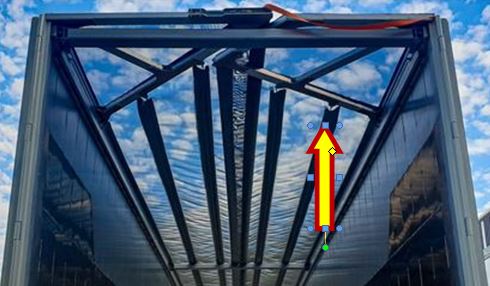 TMA RIGHT BUTTERFLY WING MESH DRIVING ORDER (DICKSON WINTX 460 g/m2 COLOR RAL 9037)