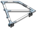 TMA SET WING 02 RIGHT FRONT (WING + HINGES + AXLES)