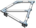 TMA SET WING 02 RIGHT BACK (WING + HINGES + AXLES)