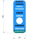 ADHESIVO POLICARBONATO ALSM-04-ES-PT 45x120mm