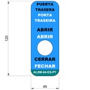 ADHESIVO POLICARBONATO ALSM-04-ES-PT 45x120mm