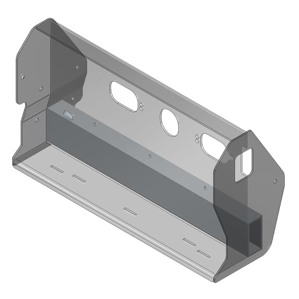 CONJUNTO BASE PILOTO TRASERO LATERAL C=450 mm V2021 DERECHO