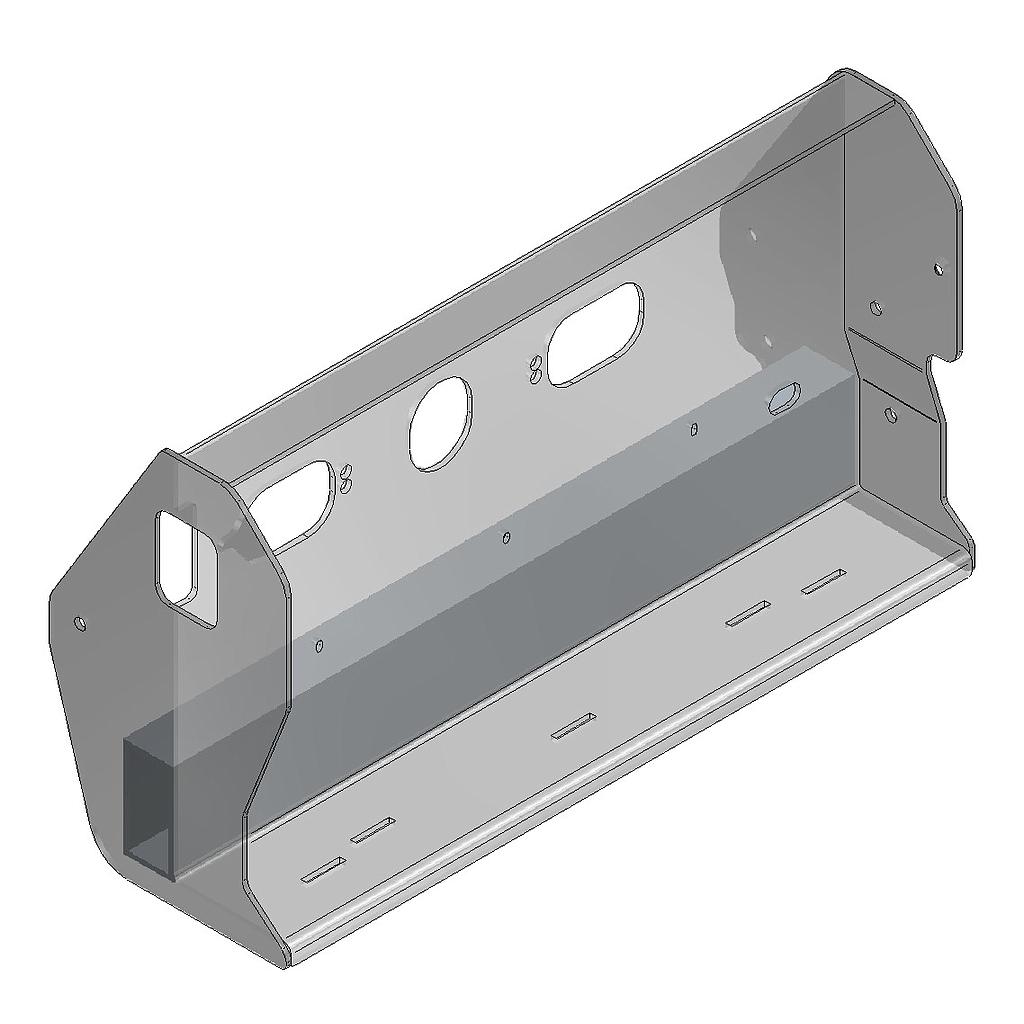  CONJUNTO BASE PILOTO TRASERO LATERAL C=450 mm V2021 IZQUIERDO