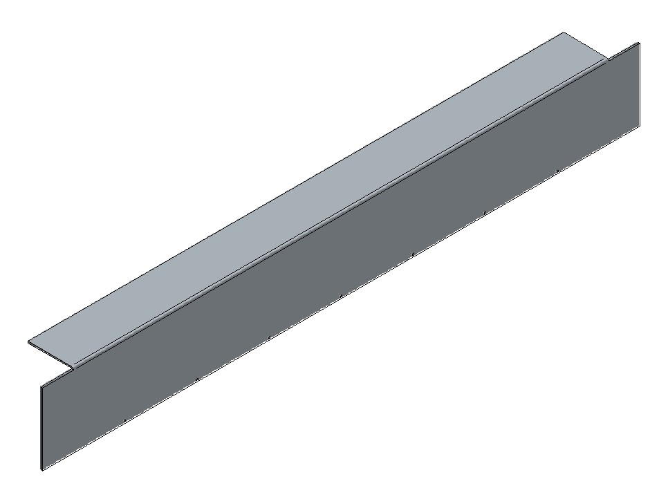 CHAPA 02 AL EN "L" CIERRE TRASERA C=450 (PARA MODELOS HD2 - HD4 - LD2)