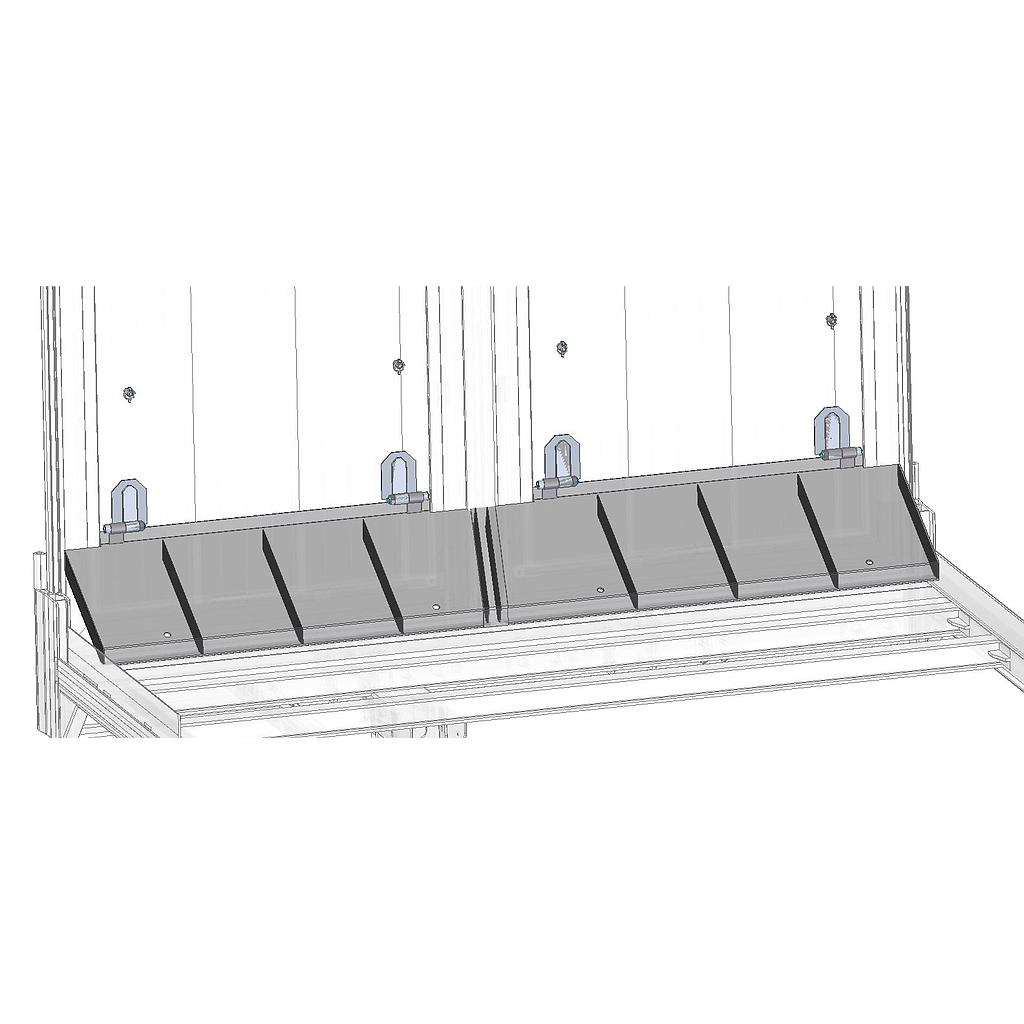 ALUMINUM FOLDING SLIDE ASSEMBLY KIT FOR REAR DOORS