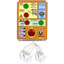 PANEL PLACA BOTONERA ALITE PISO MÓVIL STD + TECHO HIDRÁULICO + PUERTA HIDRÁULICA V2021 ES-PT