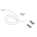 CABLE 2X1 INTERCONEXIÓN CUADRO DE CONTROL PM - ZUMBADOR PUERTA HIDRÁULICA (6 m)