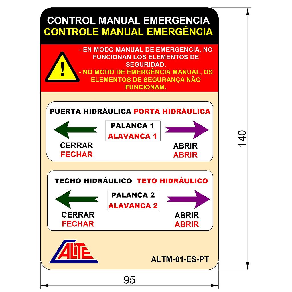 ADHESIVO POLICARBONATO ALTM-01-ES-PT 95x140mm