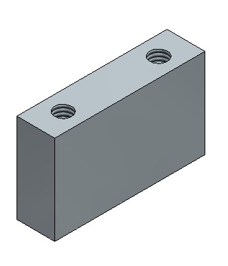 BRIDA SOLDABLE RECTANGULAR LATERAL DOBLE TORNILLO PATÍN PM ESTANCO (e=24,8 mm) S355 MC LASER PLUS