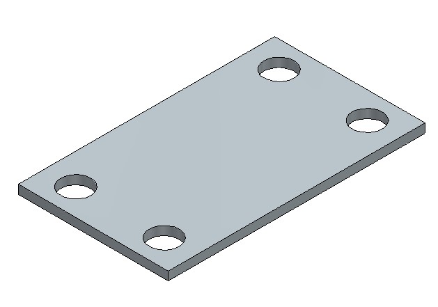 TAPA AL=4 mm BLOQUE GUÍA DELRÍN PISO MÓVIL ALITE LP ESTANCO