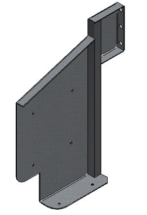 SOPORTE DERECHO CAJÓN HERRAMIENTAS VIGA 450 mm