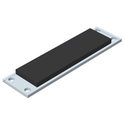 [009-007-017] TACO SILEMBLOCK 200X45X10 mm BASE AL CINTAS LATERALES