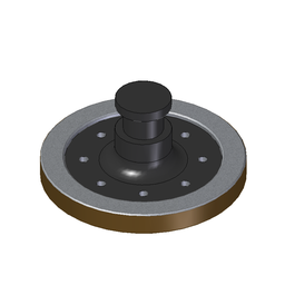 [029-001-017] OMS (HAACON) KP 2108-A KING PIN 2" + PLATO PLACA 8 mm