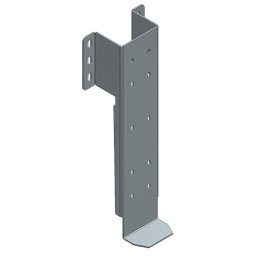 [041-003-137] SOPORTE EXTINTOR AL MONTAJE VERTICAL EN CHASIS C=250 mm