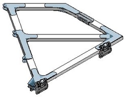 [009-003-8-2-550] TMA SET WING 02 RIGHT FRONT (WING + HINGES + AXLES)