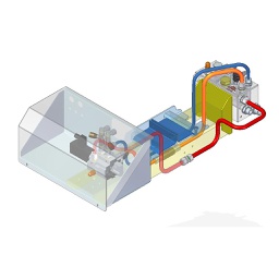 [002-009-7-010-001] KIT CONJUNTO HIDRÁULICO 1 ACCIONAMIENTO MANUAL-ELÉCTRICO TM