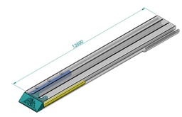 [150-01-500-20-020] LÁMINA GRUPO 1 SEMIESTANCA L 13.600 mm + MEC. + CUÑA + JUNQUILLO ESTRUCTURA VIRTO