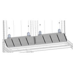 [029-007-066-001] ALUMINUM FOLDING SLIDE ASSEMBLY KIT FOR REAR DOORS