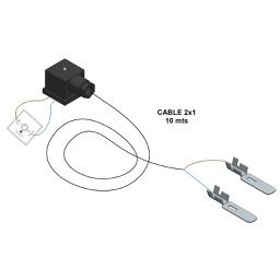 [013-010-15-001] CABLE 2x1 INTERCONEXIÓN CUADRO CONTROL PM - VÁLVULA ON-OFF (10 m)