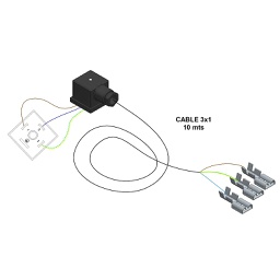 [013-010-15-020] CABLE 3x1 INTERCONEXIÓN CUADRO CONTROL PM - TERMOSTATO (10 m)