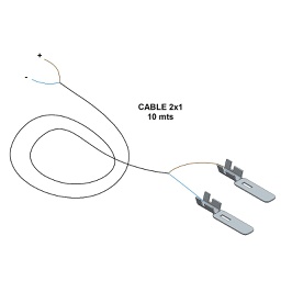 [013-010-15-030] CABLE 2x1 INTERCONEXIÓN CUADRO CONTROL PM - ALIMENTACIÓN (10 m)