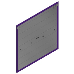 [042-100-021-2-001]  PANEL ALUMINIO COMPLETO FRONTAL BARREDOR L=2.350 mm 