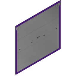 [042-100-031-2-001]  PANEL ALUMINIO COMPLETO FRONTAL BARREDOR L=2.250 mm 