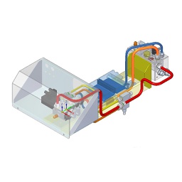 [002-009-7-012-001] KIT CONJUNTO HIDRÁULICO 2 ACCIONAMIENTOS MANUAL-ELÉCTRICO TG + PH