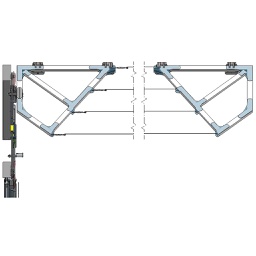 [009-003-8-2-581] KIT CONJUNTO CABLES-TENSORES-POLEAS TMA LADO DERECHO (+ ELEMENTOS MONTAJE)