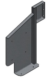 [009-006-066] SOPORTE DERECHO CAJÓN HERRAMIENTAS VIGA 450 mm